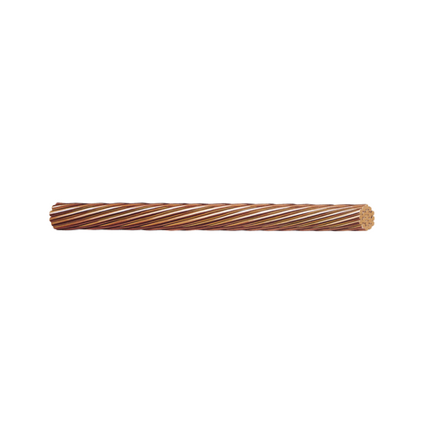 Cable de 50 metros de Cobre Desnudo Cal. 4/0 AWG, 19 Hilos, Temple Semiduro