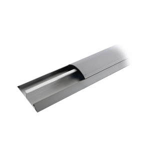 Ducto de media caña de aluminio, tramo de 2.5m de largo (8801-80300)