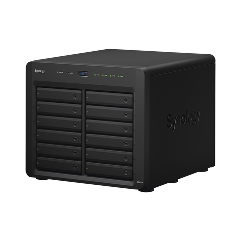 Servidor NAS de escritorio con 12 bahías / Expansible a 24 bahías / Hasta 368 TB / 4GB de RAM