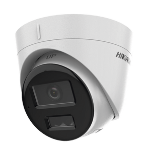 Turret IP 2 Megapixel / Lente 2.8 mm / Dual Light (30 mts IR + 20 mts Luz Blanca) / Micrófono Integrado / ACUSENSE Lite / Exterior IP67 / H.265 / PoE / ONVIF