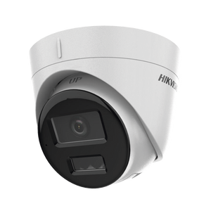 Turret IP 2 Megapixel / Lente 2.8 mm / Dual Light (30 mts IR + 20 mts Luz Blanca) / Micrófono Integrado / ACUSENSE Lite / Exterior IP67 / H.265 / PoE / ONVIF / Micro SD