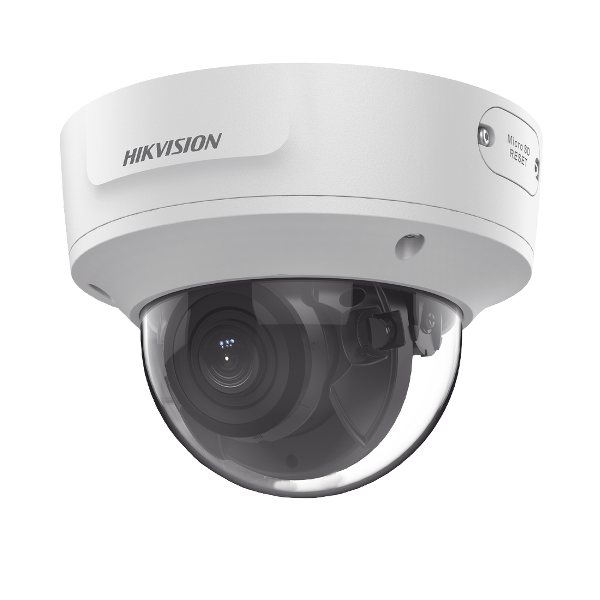 Domo IP 6 Megapixel / Lente Mot. 2.8 a 12 mm / 40 mts IR EXIR /Exterior IP67 / IK10 / WDR 120 dB / PoE / ACUSENSE (Evita Falsas Alarmas) / Entrada y Salida de Audio y Alarma / MicroSD / ONVIF