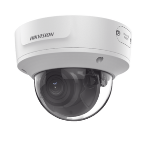 Domo IP 6 Megapixel / Lente Mot. 2.8 a 12 mm / 40 mts IR EXIR /Exterior IP67 / IK10 / WDR 120 dB / PoE / ACUSENSE (Evita Falsas Alarmas) / Entrada y Salida de Audio y Alarma / MicroSD / ONVIF