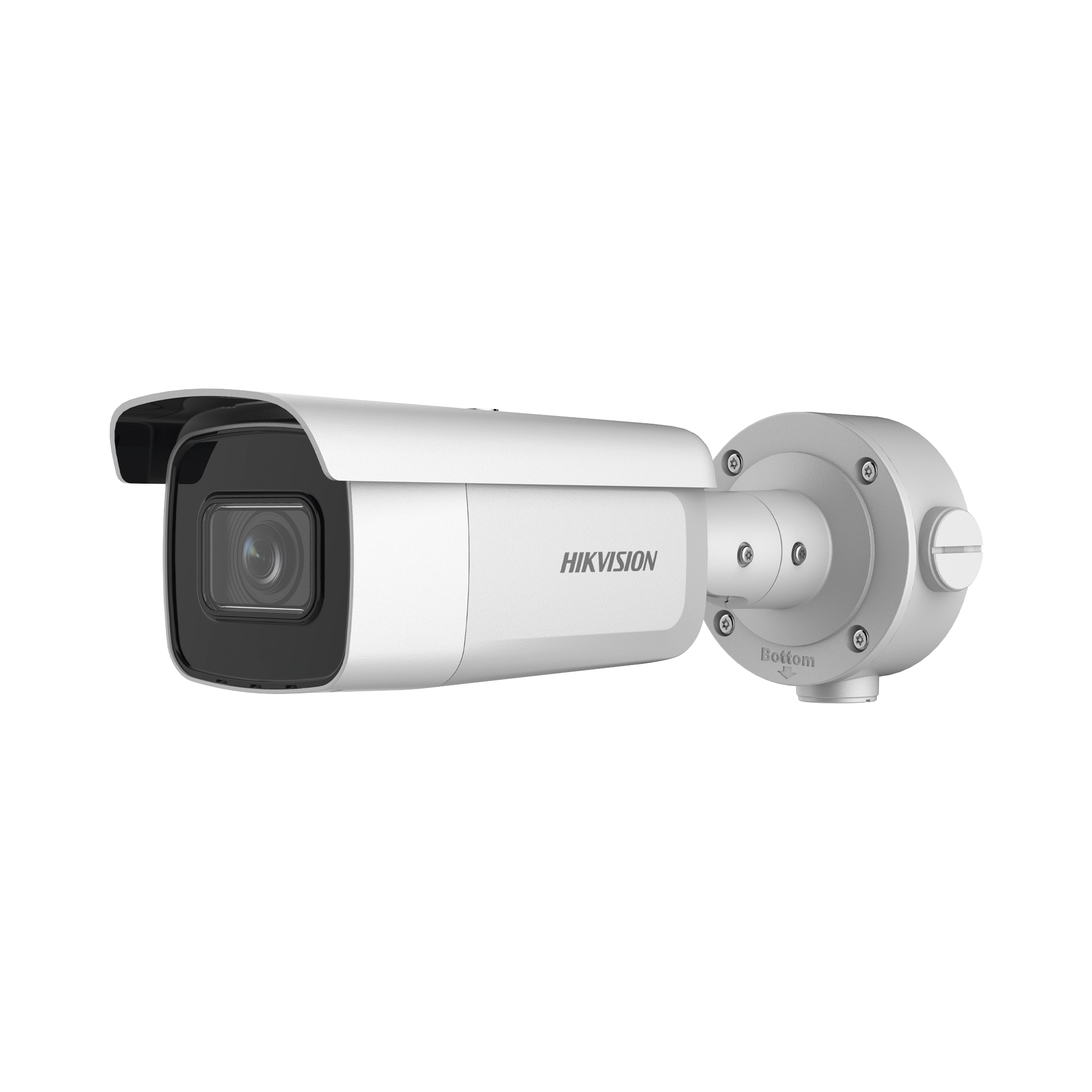 Bala IP 6 Megapixel / 60 mts IR EXIR / Lente Mot. 2.7 a 13.5 mm / WDR 120 dB / Exterior IP67 / Vídeo Análisis / Entrada-Salida de Audio y Alarma / PoE+ / Micro SD