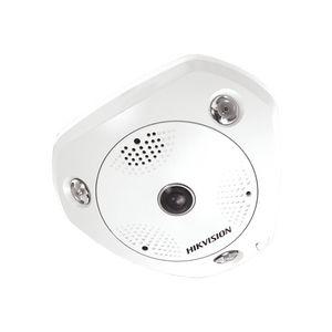 Fisheye IP 6 Megapixel / 180° - 360° / DEWARPING / WDR 120 dB / Uso en Interior / 15 mts IR / Entrada y Salida de Audio y Alarma / Múltiples Vistas