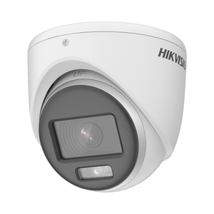 Turret TURBOHD 2 Megapixel (1080p) / Lente 2.8 mm / Dual Light (20 mts IR + 20 mts Luz Blanca) / ColorVu / Exterior IP67 / dWDR / Micrófono Integrado