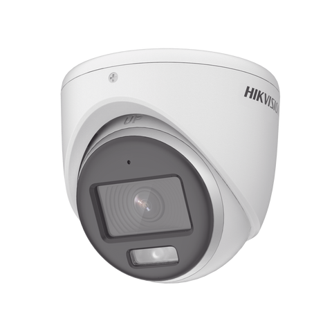 Turret TURBOHD 3K (5 Megapixel) / Micrófono Integrado / Lente 2.8 mm / Imagen a Color 24/7 (ColorVu) / 20 mts Luz Blanca / Exterior IP67 / dWDR / 4 Tecnologías