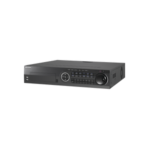 DVR 4 Megapixel / 16 Canales TURBOHD + 8 Canales IP / 8 Bahías de Disco Duro / 16 canales de Audio / 16 Entradas de Alarma