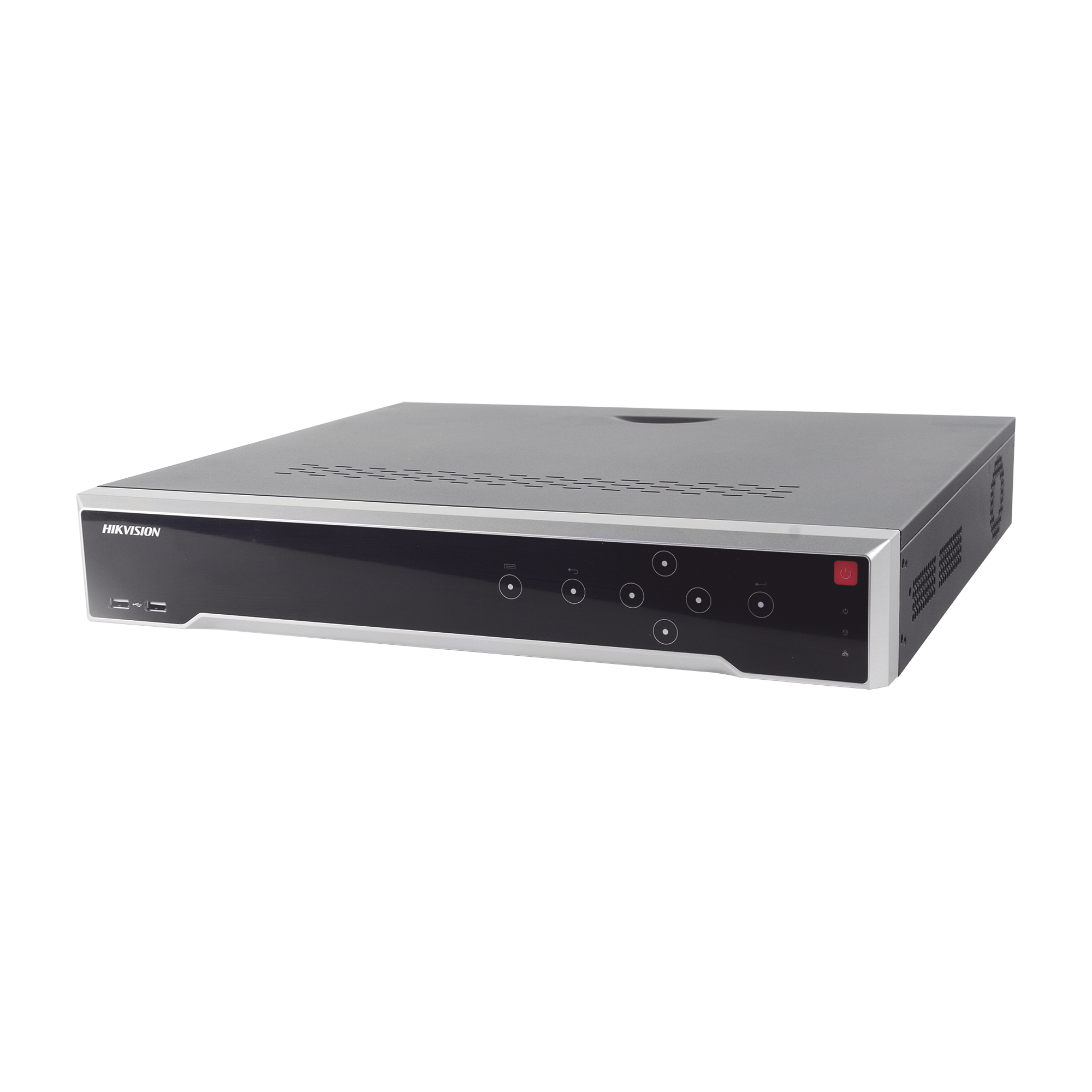 NVR 8 Megapixel (4K) / 32 Canales IP / 8 Bahías de Disco Duro hasta 8TB / 2 Tarjetas de Red / HDMI en 4K / 2 Salidas HDMI / Entrada y Salida de Alarmas