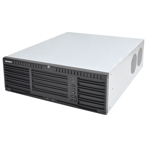 NVR 12 Megapixel (4K) / 256 canales IP / 16 Bahías de Disco Duro / 4 Puertos de Red / Soporta RAID con Hot Swap / NVR de Alto Desempeño