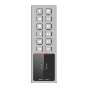 Teclado Exterior Antivandálico IP65 & IK08 / Administrable en la Nube / Alta y Baja de Passwords Remotamente con Horarios / Acceso por PIN o Tarjeta MIFARE