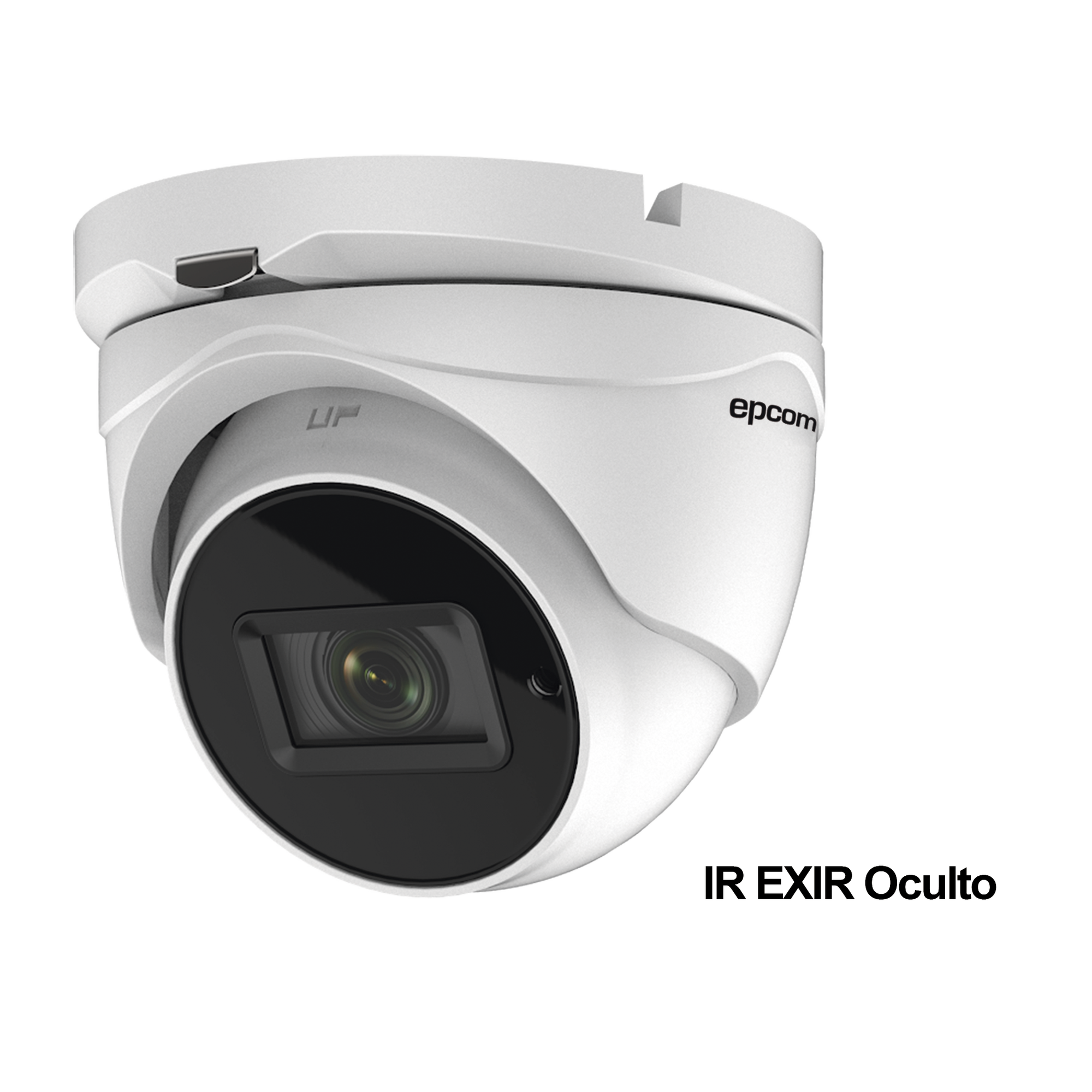 Eyeball 4K (8 Megapixeles)TURBOHD / Lente Mot. 2.7 a 13.5 mm / Potente IR EXIR 60 mts / Exterior IP67 / 9 a 15 Vcc