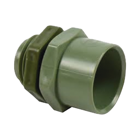 Conector de 2-1/2"  para tuberia PVC conduit pesado (60 mm)