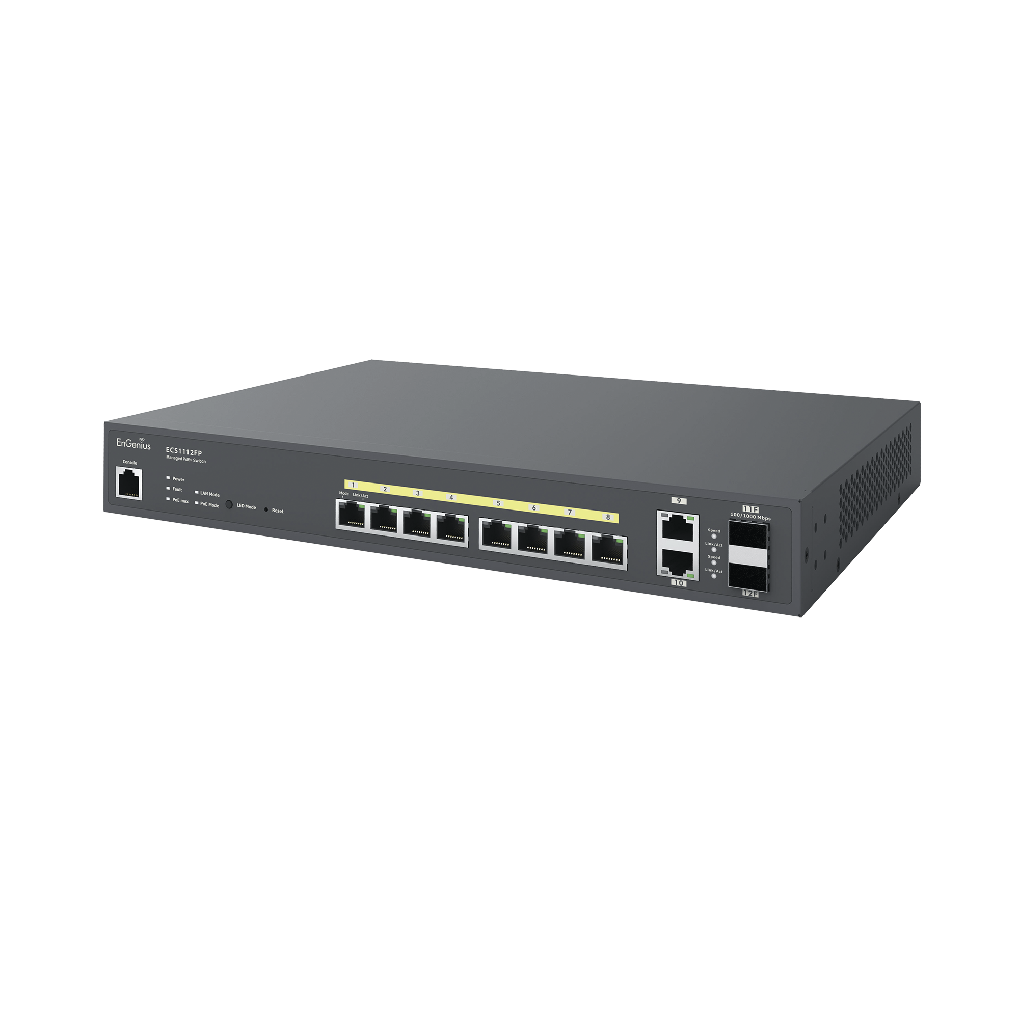 Switch PoE + Gigabit 130W de 8 puertos gestionado en la nube