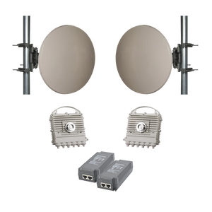 Enlace de Backhaul Completo Serie Kilo-EherHaul™ EH-2500FX, Antenas de 2 ft, hasta 2 Gbps reales Full Duplex - Banda Libre en México