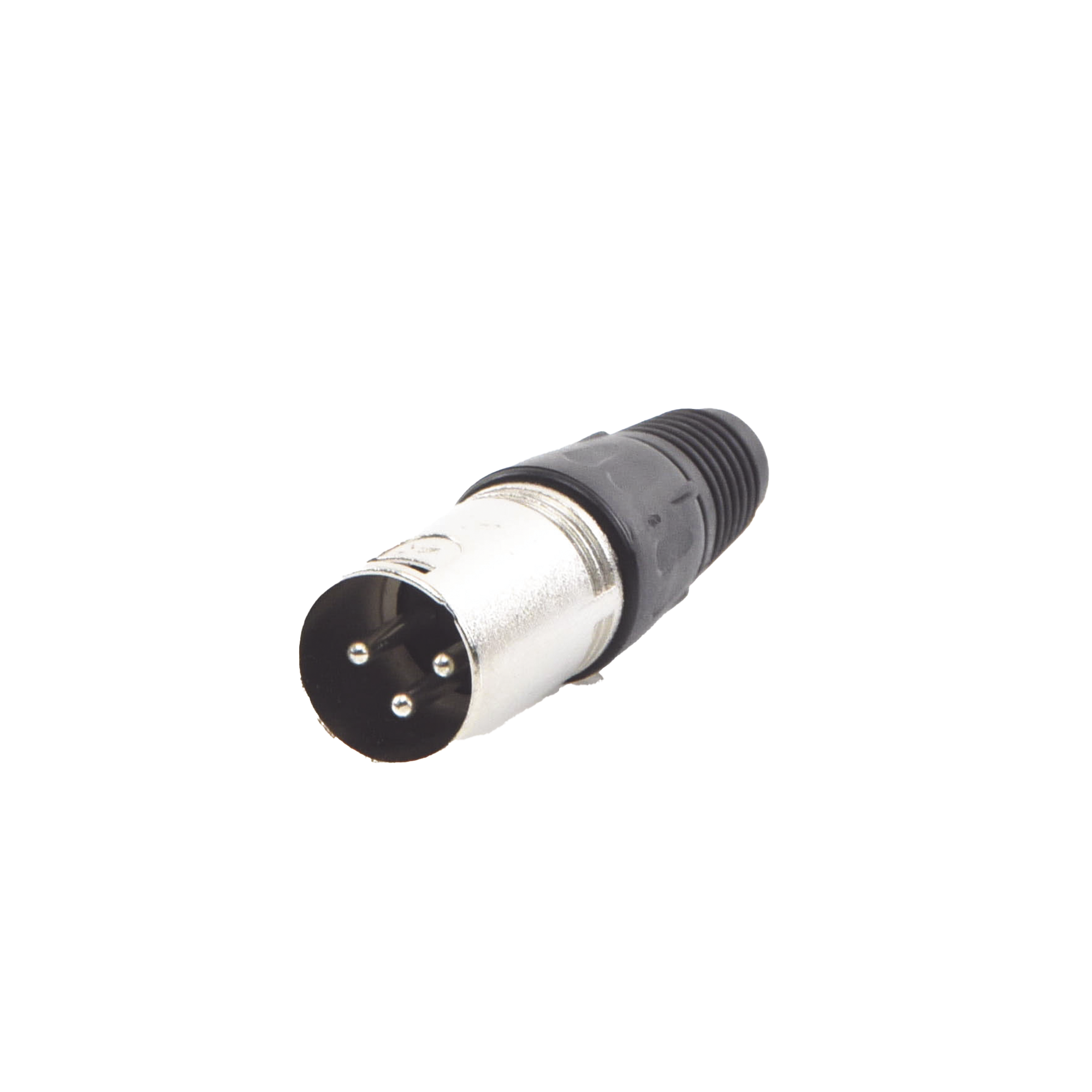 Conector XLR 3 Pines Macho | Ideal para Conexiones de Micrófonos, Mezcladoras | Equipo de Audio Profesional