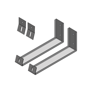 Ángulos para soportar Panel Solar en Pared (Uso solo para Exhibición).