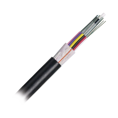 Cable de Fibra Óptica 6 hilos, OSP (Planta Externa), No Armada (Dieléctrica), MDPE (Polietileno de Media densidad), Multimodo OM4 50/125 Optimizada, Precio Por Metro