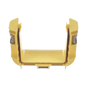 Union Recta "Cople", Para Canaleta FiberRunner™ 4X4, Color Amarillo