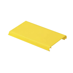 Tapa Con Bisagra a Presión Para Canaleta FiberRunner™ FR4X4YL2, de PVC Rígido, Color Amarillo, 2 m de Largo