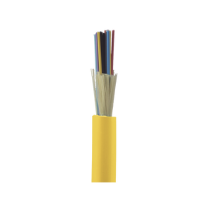 Cable de Fibra Óptica de 24 hilos, Monomodo OS2 9/125, Interior, Tight Buffer 900um, No Conductiva (Dieléctrica), OFNP (Plenum), Precio Por Metro