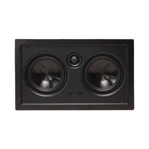 altavoces de montaje en la pared | woofers dobles de 5in | tweeter de 1in | 100W | 8ohms