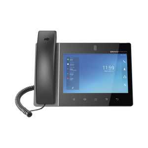 Teléfono IP Android 11, 16 líneas SIP con 16 cuentas, pantalla táctil  8", puertos Gigabit, Wi-Fi, Bluetooth, PoE, codec Opus, IPV4/IPV6 con gestión en la nube GDMS