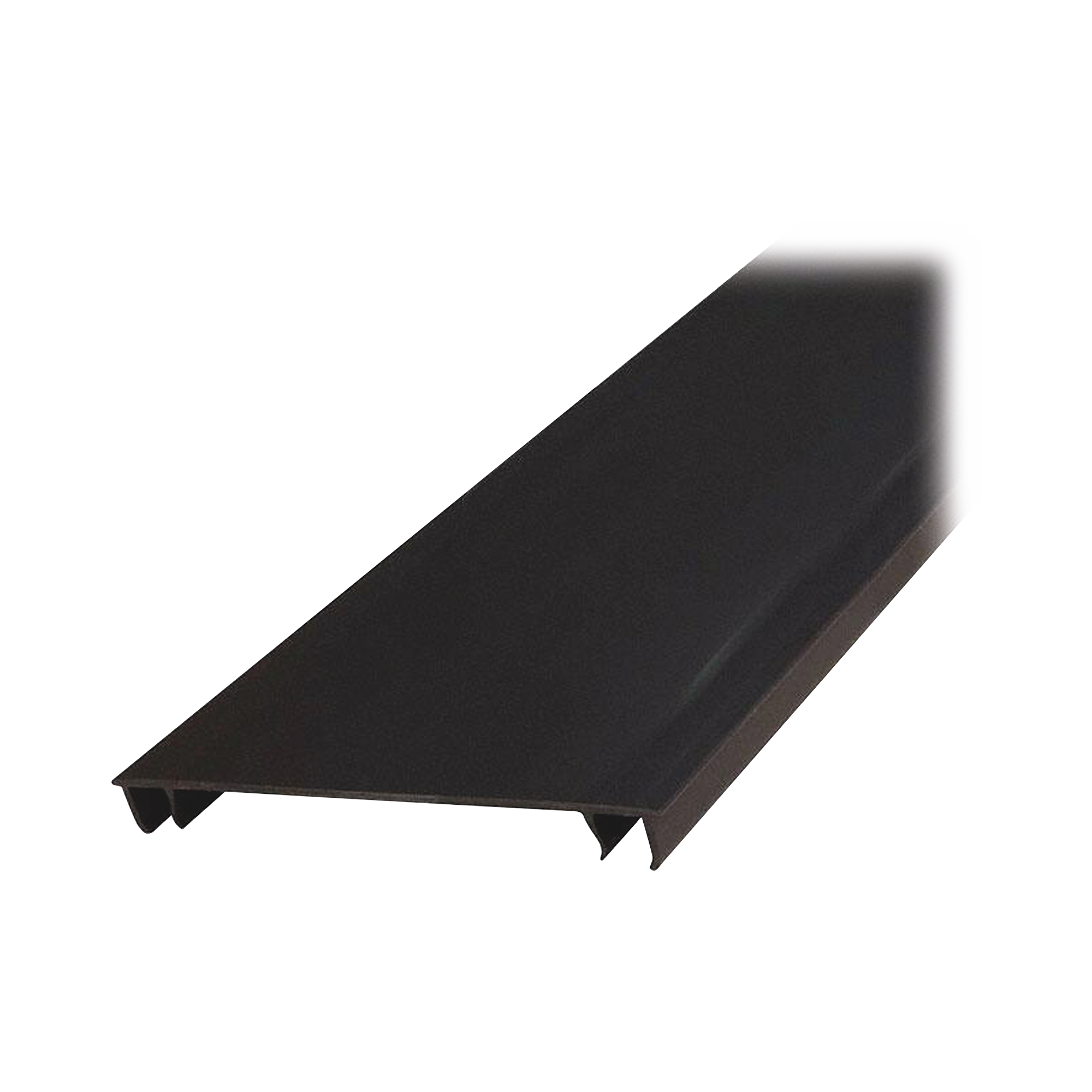 Tapa para Canaleta Ranurada Tipo H, de 55.1 mm de Ancho, 1828.8 mm de Largo, Color Negro