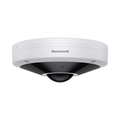 Camara Fisheye IP 5 Megapixel / Lente 1.16 mm / Vista 360° / 180° / H.265 / Exterior IP66 / IK10 / PoE / Microfono Integrado / ONVIF / NDAA / Serie 30 / Honeywell Security