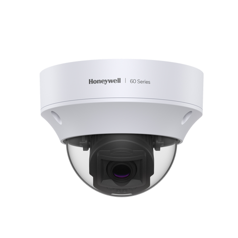 Cámara Domo IP 5 Megapíxeles / Compresión H.265 / Lente Varifocal Motorizado 2.7-13.5mm / Protección IP67 / Antivandálica IK10 / Serie 60 / Honeywell Security