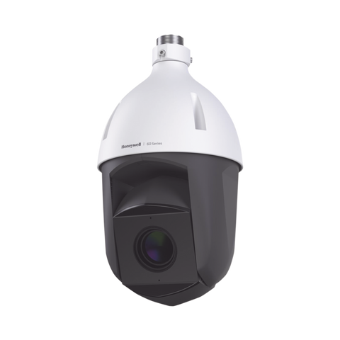 PTZ IP 5 Megapixel / 30X Zoom / 150 Mts IR / H.265 / Hi-PoE / IP66 / NEMA 4X / IK10 / Autoseguimiento / WDR 120 dB / Alarmas I/O / Detección Facial / ONVIF / NDAA / Serie 60 / Honeywell Security