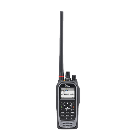 Radio digital NXDN  con pantalla a color en la banda de UHF, rango de frecuencia 380-470MHz, 1024 canales, teclado DTMF, sumergible IP67, encriptación DES, GPS, bluethooth. no incluye cargador ni antena.