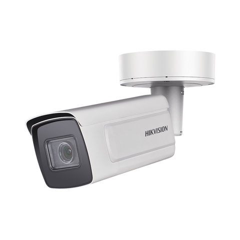 Bala IP 2 Megapixel / Lente Mot. 2.8 a 12 mm / Conteo de Personas / WDR 140 dB / DARKFIGHTER /Exterior IP67 / IK10 / IR 50 mts / Detección Facial / Búsqueda por Atributos