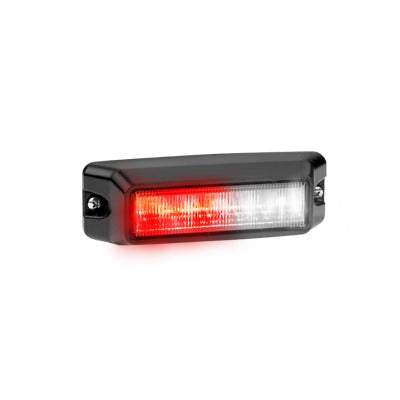 Luz auxiliar de 12 LED ?s en color rojo / claro con mica transparente.