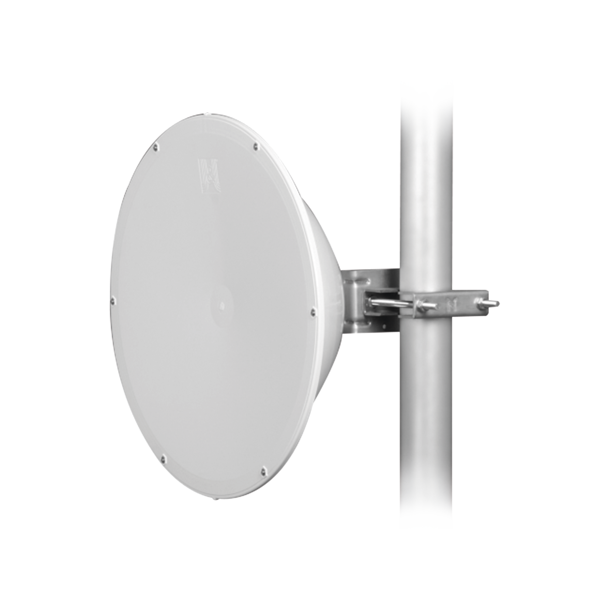 Antena Direccional de Alto Rendimiento de 24.5 dBi, Amplio rango de frecuencia (4.9 - 6.4 GHz), Conectores N-Hembra, Alto Aislamiento al Ruido, Fácil Montaje con Radomo Incluido