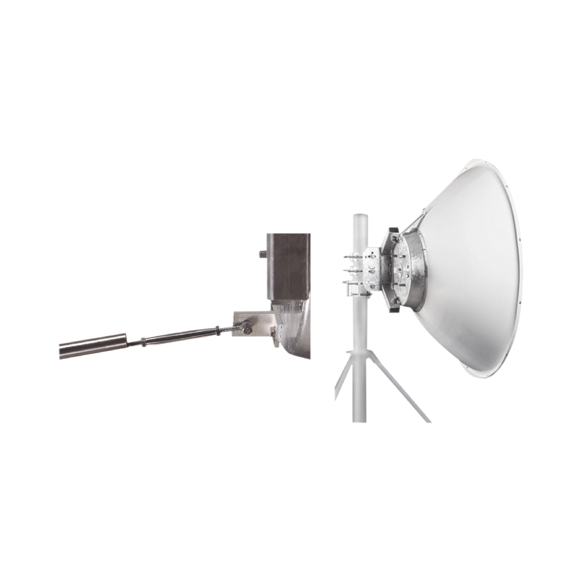 Antena parabólica 4 ft para radio B11, ganancia de 41 dBi, conector guía de  onda, 10.1-12 GHz