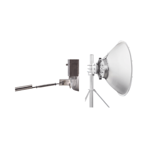 Antena parabólica 4 ft para radio B11, ganancia de  41 dBi, conector guía de onda, 10.1-11.7 GHz, 1.2 m, incluye montaje JRZ1200-ADJUSTABLE