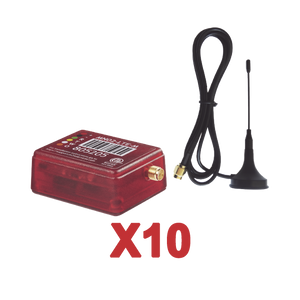 KIt de 10 Comunicadores de Alarma MN02LTEMV3 con Antena 4GLTEM and 5G / Incluyen 2 Años de Cobertura / Aplicación Gratuita / Cero Configuración / Compatible Honeywell/DSC/CROW/PIMA