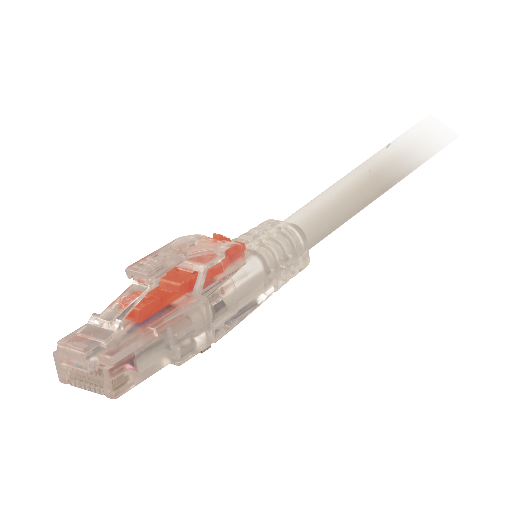 Patch Cord LockIT™ Cat6 UTP, CM/LS0H, 5ft, Color Blanco, 26 AWG