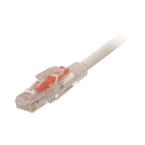 Patch Cord LockIT™ Cat6 UTP, CM/LS0H, 5ft, Color Blanco, 26 AWG