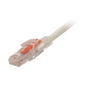 Patch Cord LockIT ™ Cat6 UTP, CM / LS0H, 7ft, Color Blanco, 26 AWG