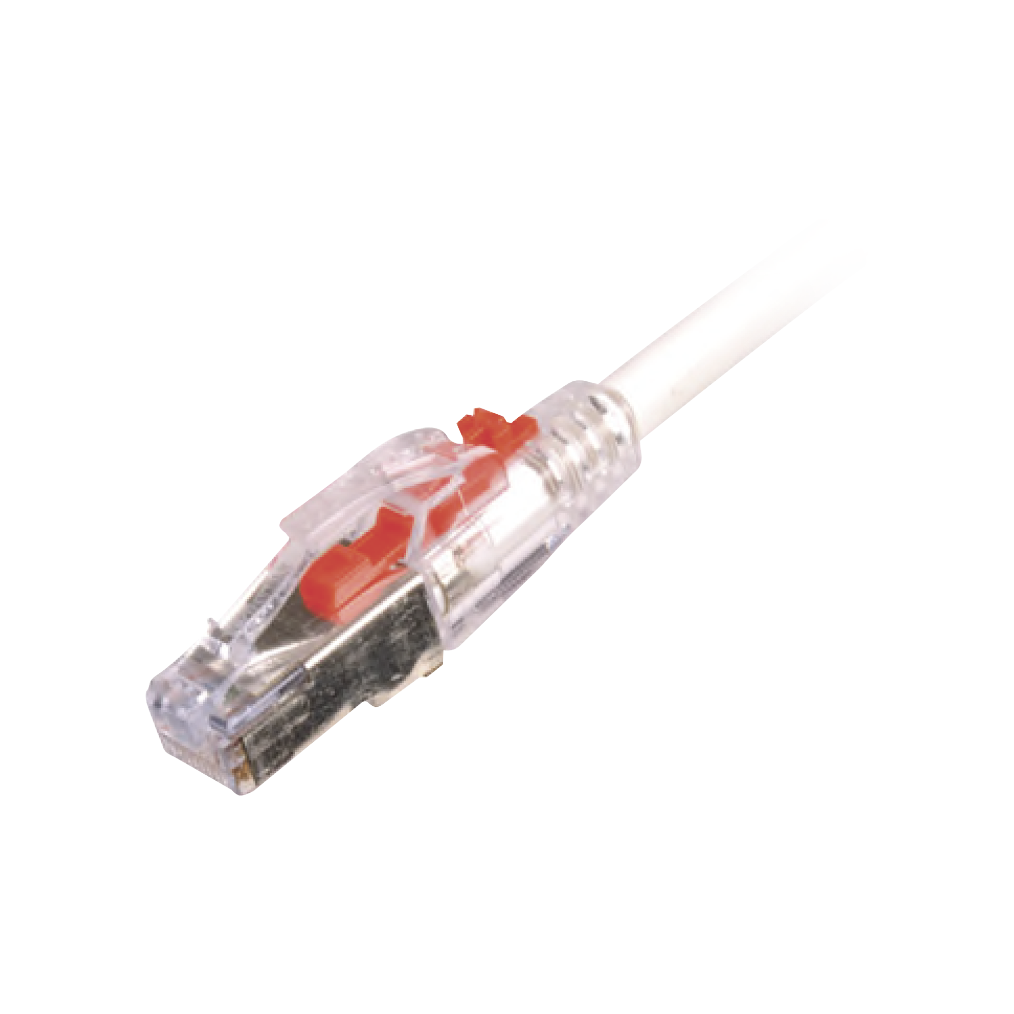 Patch Cord LockIT ™ Cat6A S/FTP, CM / LS0H, 5ft, Color Blanco, 26 AWG