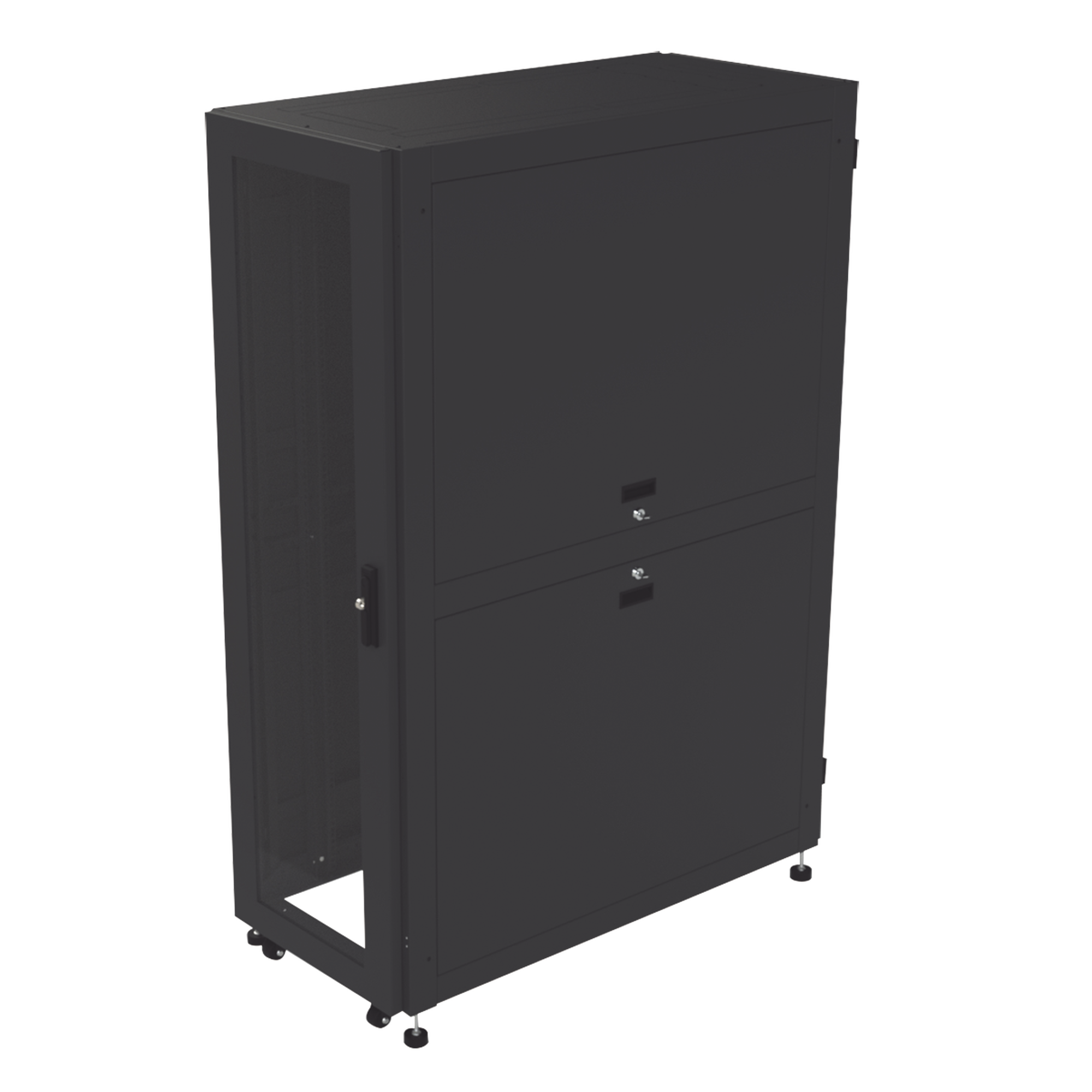 Gabinete Profesional para Telecomunicaciones de 37UR, 600 mm de Ancho x 1200 mm de Profundidad.