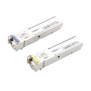 Transceptores Industriales SFP+ Bidireccionales (Mini GBIC) / Monomodo / 10 Gbps / Conector LC / Hasta 10 km de Distancia / 2 Piezas