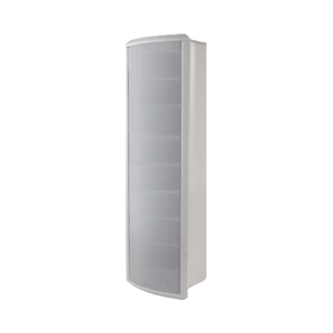 Altavoz Tipo Columna para Exterior, Configurable a 40, 20, 10 o 5 Watts, Color Blanco, Fabricado en Aluminio