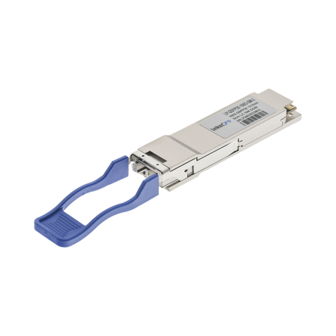 Transceptor QSFP28 (Mini-Gbic) / Monomodo / 100 Gbps de velocidad / Conectores LC Dúplex / Hasta 3 km de Distancia