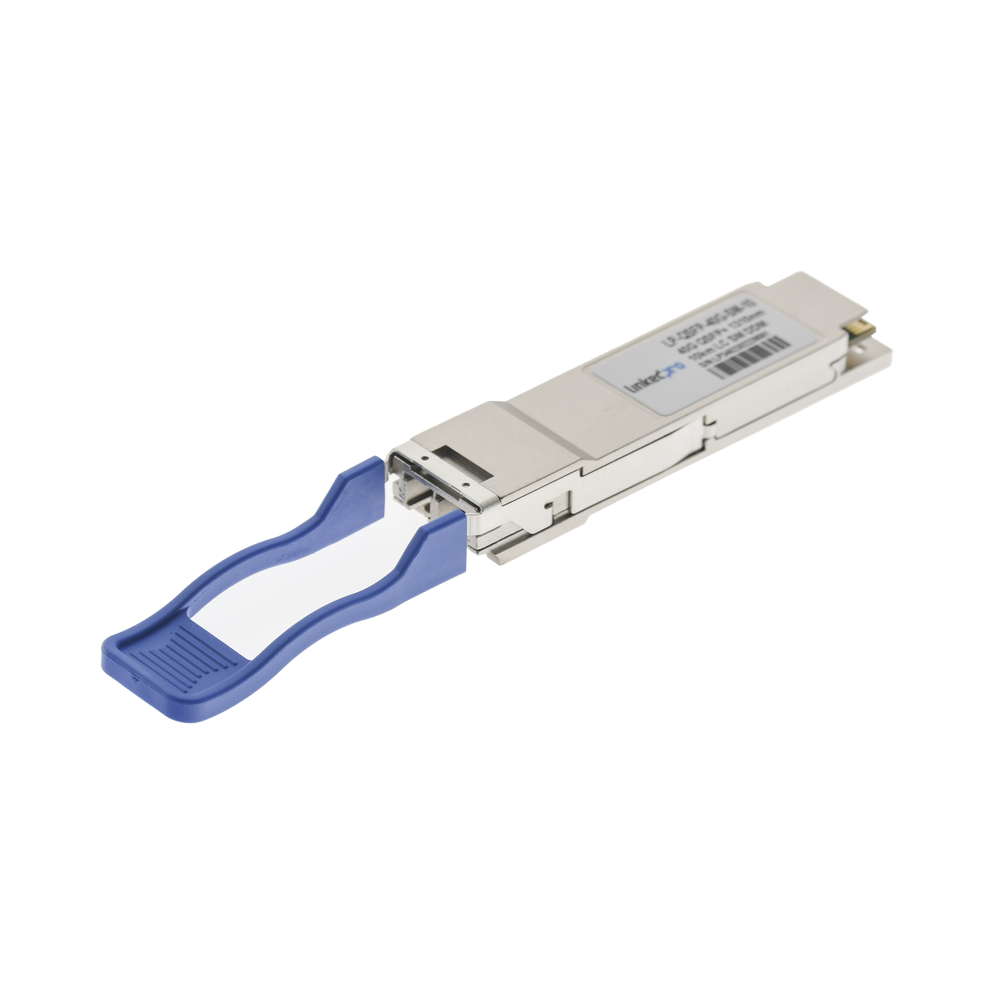 Transceptor QSFP+ (Mini-Gbic) / Monomodo / 40 Gbps de velocidad / Conectores LC Dúplex / Hasta 10 km de Distancia