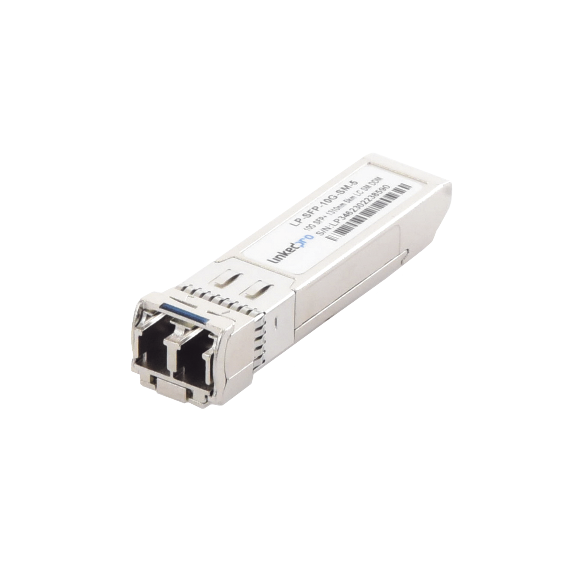 Transceptor SFP+ (Mini-Gbic) / Monomodo / 10 Gbps de velocidad / Conectores LC Dúplex / Hasta 5 km de Distancia