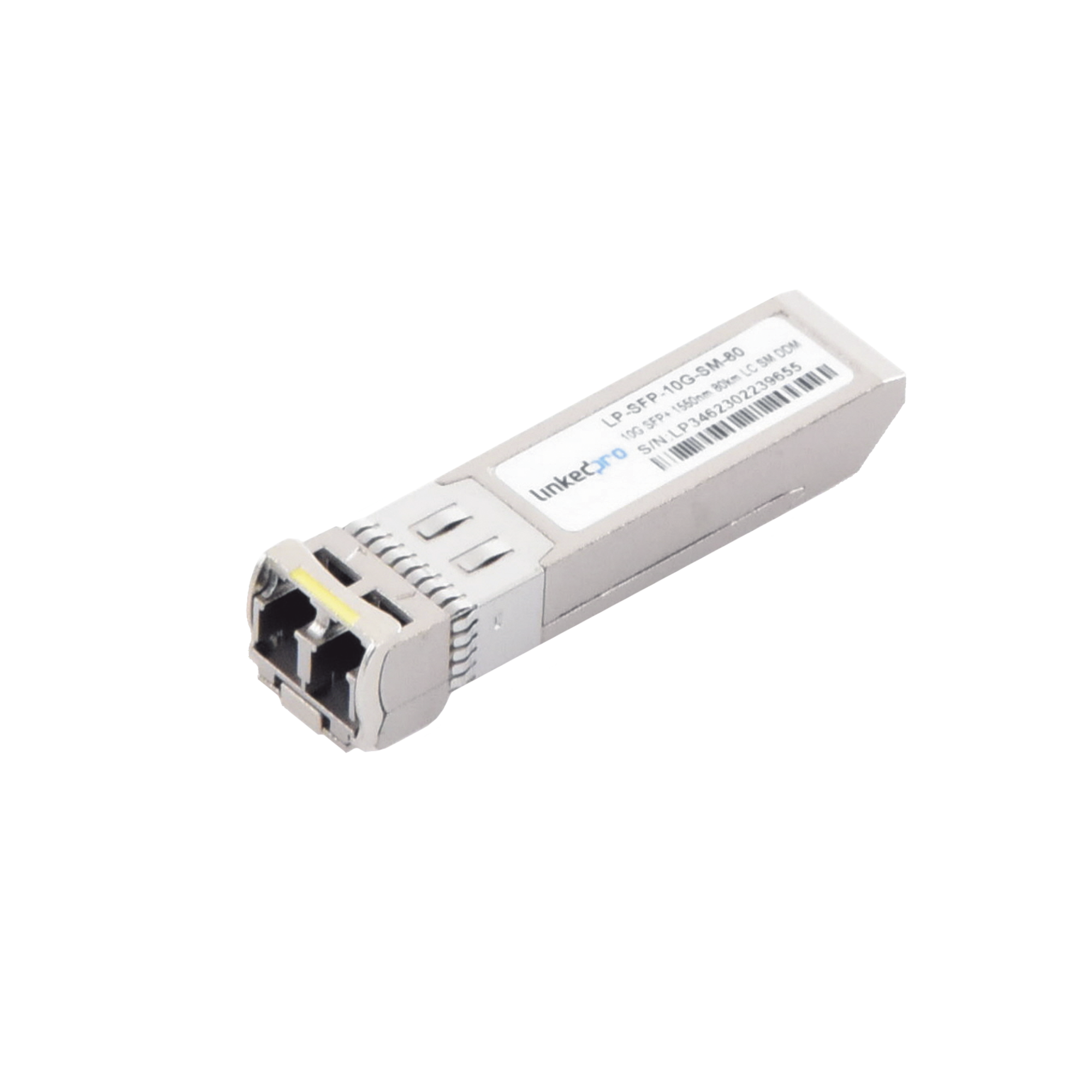 Transceptor SFP+ (Mini-Gbic) / Monomodo / 10 Gbps de velocidad / Conectores LC Dúplex / Hasta 80 km de Distancia