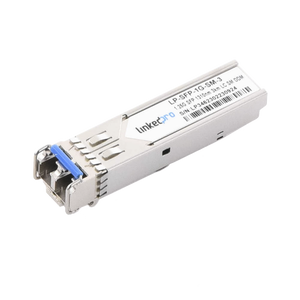 Transceptor SFP (Mini-Gbic) / Monomodo / 1.25 Gbps de velocidad / Conectores LC Dúplex / Hasta 40 km de Distancia